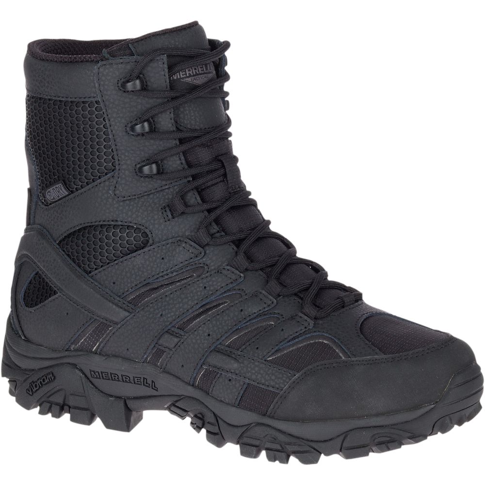 Merrel Moa 8" TacticaWaterproo Boots Black