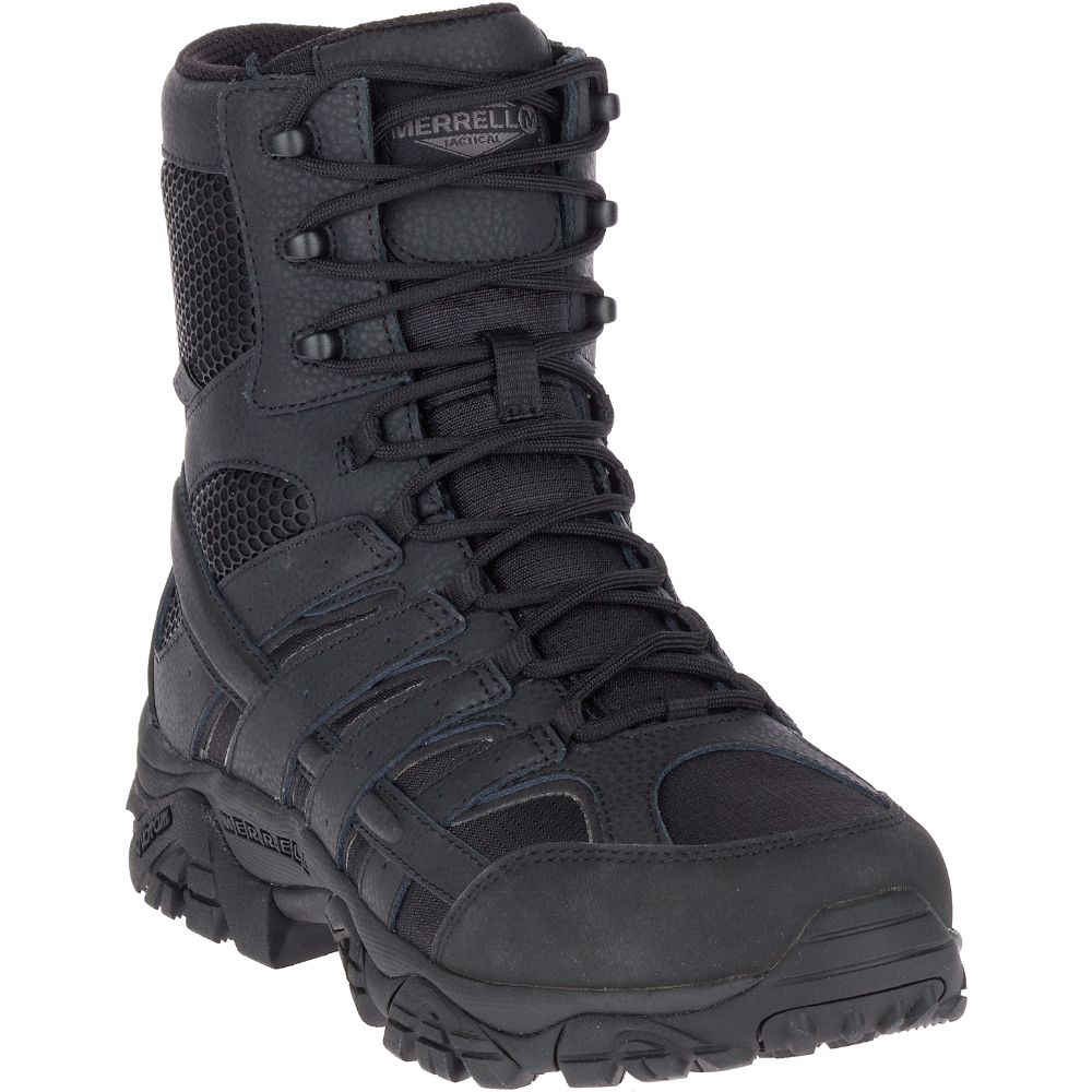 Merrel Moa 8" TacticaWaterproo Boots Black