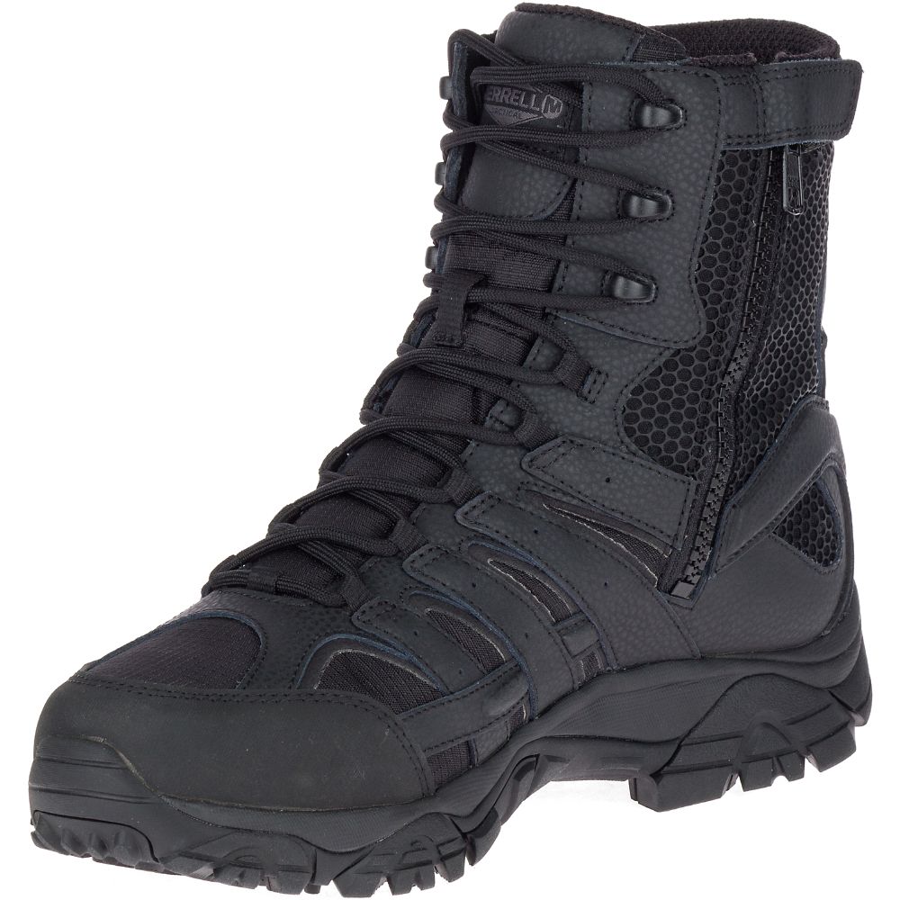 Merrel Moa 8" TacticaWaterproo Boots Black