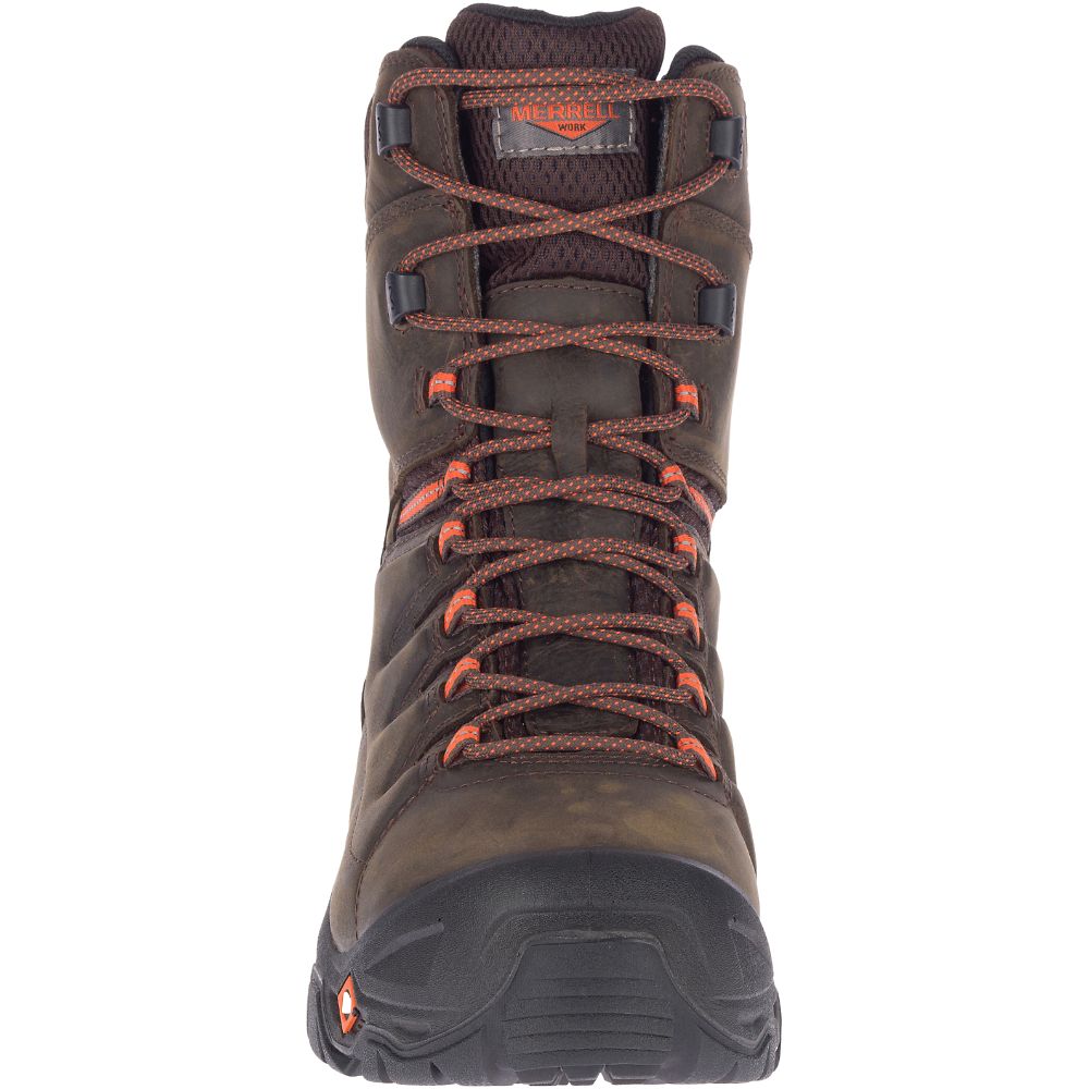 Merrel StrongfielLeathe 8" ThermWaterproo Com To Wor Boots Espresso