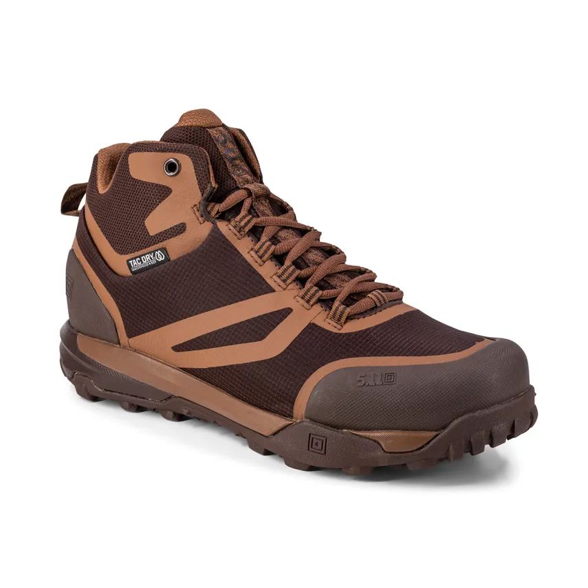 MEN'S 5.11 A/T MID WATERPROOF BOOT-Umber Brown