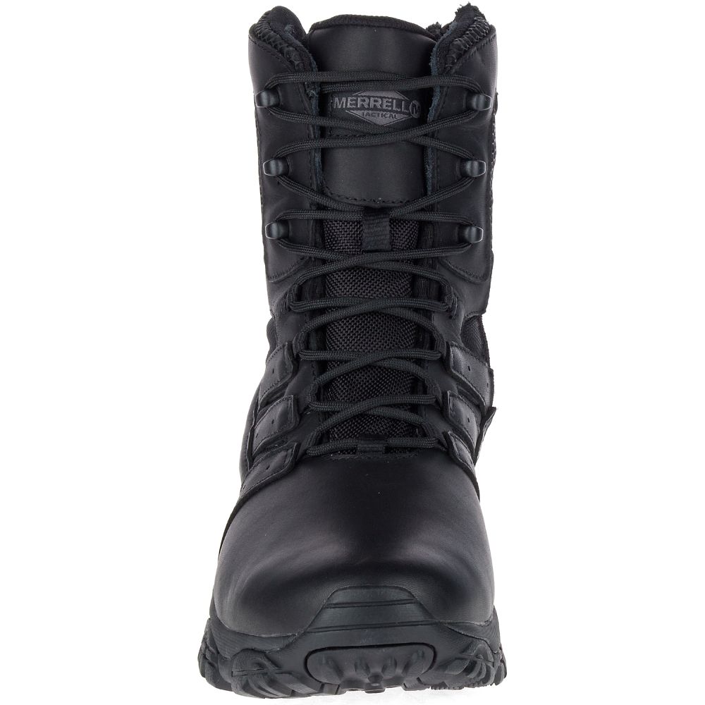 Merrel Moa 8" Tactica ResponsWaterproo Boots Wid Widt Black