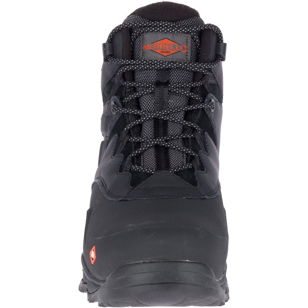 Merrel Therm Adventur 6" IceWaterproo Com To Wor Boots Black