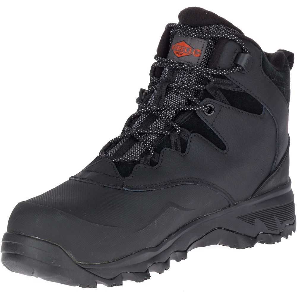 Merrel Therm Adventur 6" IceWaterproo Com To Wor Boots Black