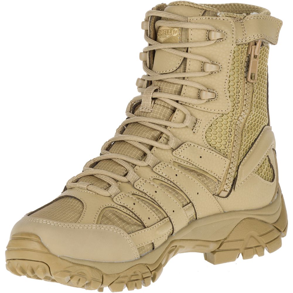 Merrel Moa 8" TacticaWaterproo Boots Coyote