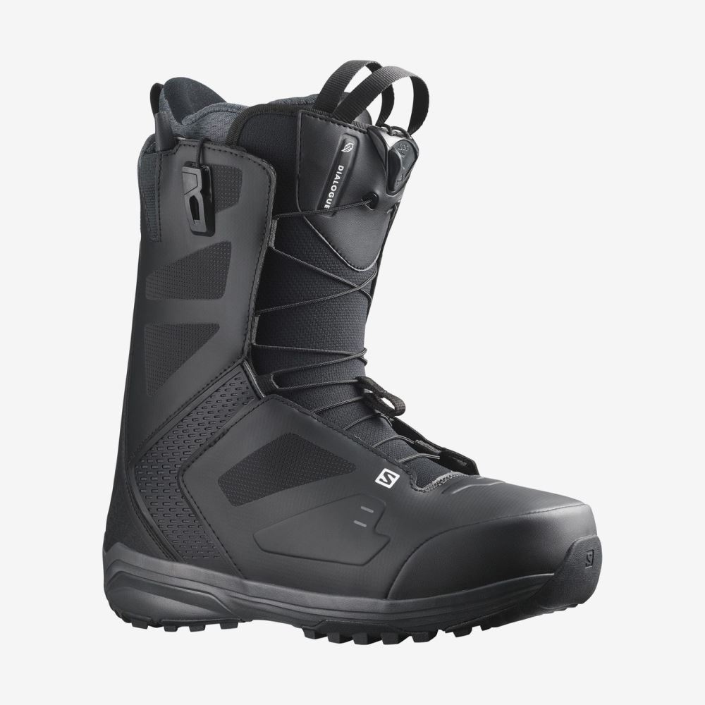 Salomon DIALOGUE WIDE - Black / Black / Magnet - Click Image to Close