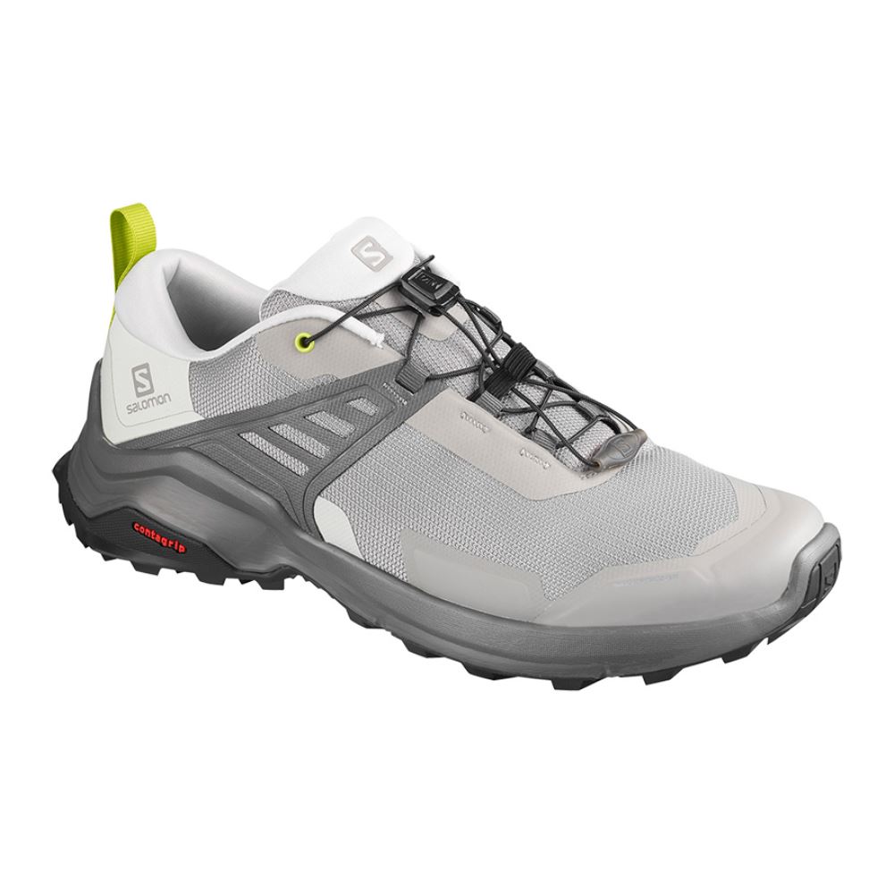 Salomon X Raise - Frost Gray/Lunar Rock/Lime Punch - Click Image to Close