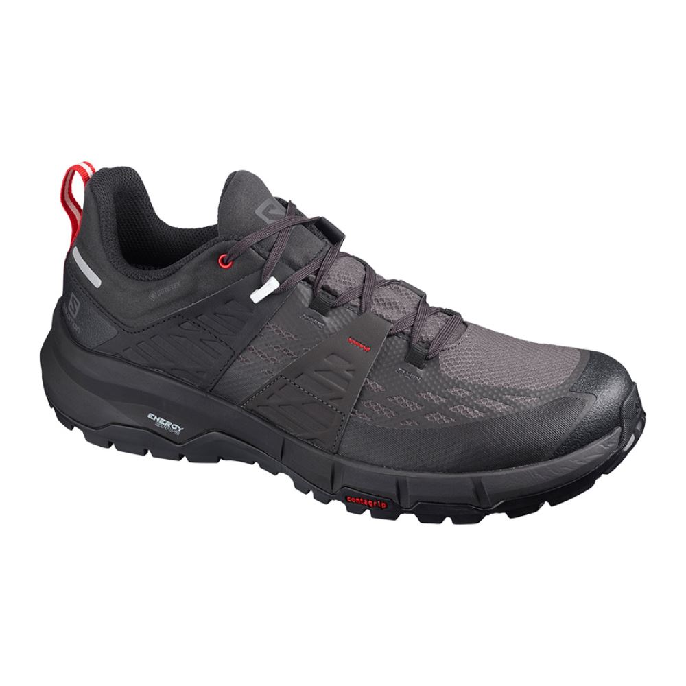 Salomon Odyssey Gtx - Black/Shale/High Risk Red - Click Image to Close