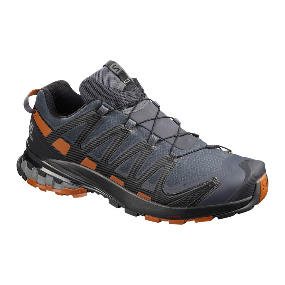 Salomon Xa Pro 3d V8 Gore Tex Wide - Ebony/Caramel Cafe/Black