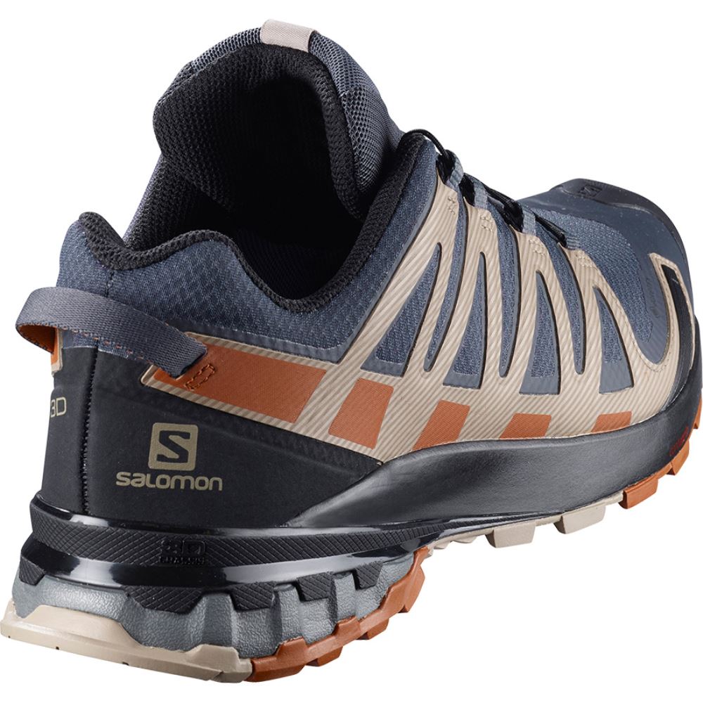 Salomon Xa Pro 3d V8 Gore Tex Wide - Ebony/Caramel Cafe/Black