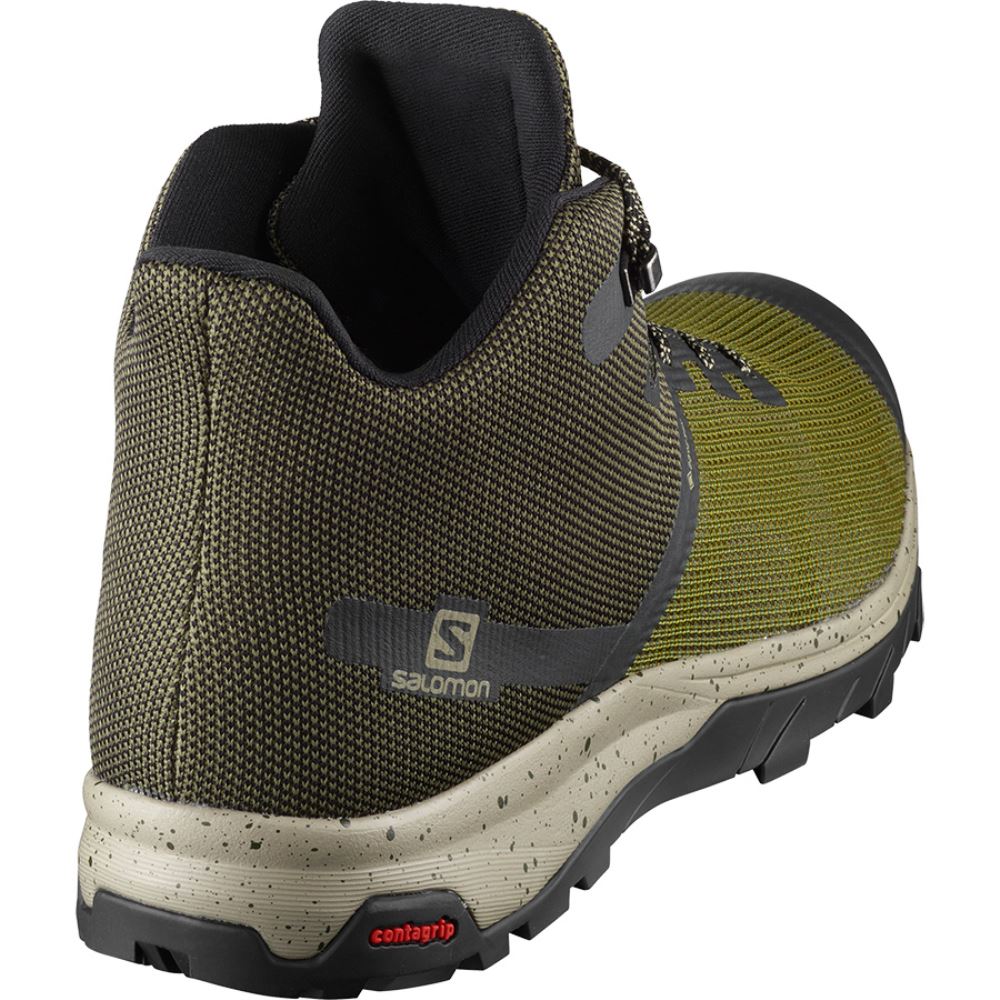 Salomon Outline Prism Mid Gtx - Olive Night/Black/Vintage Kaki