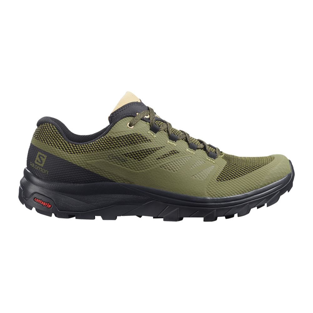 Salomon Outline Wide Gtx - Burnt Olive/Black/Safari