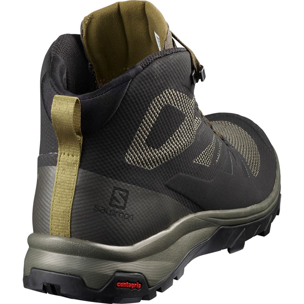 Salomon Outline Mid Gtx - Black/Beluga/Capers