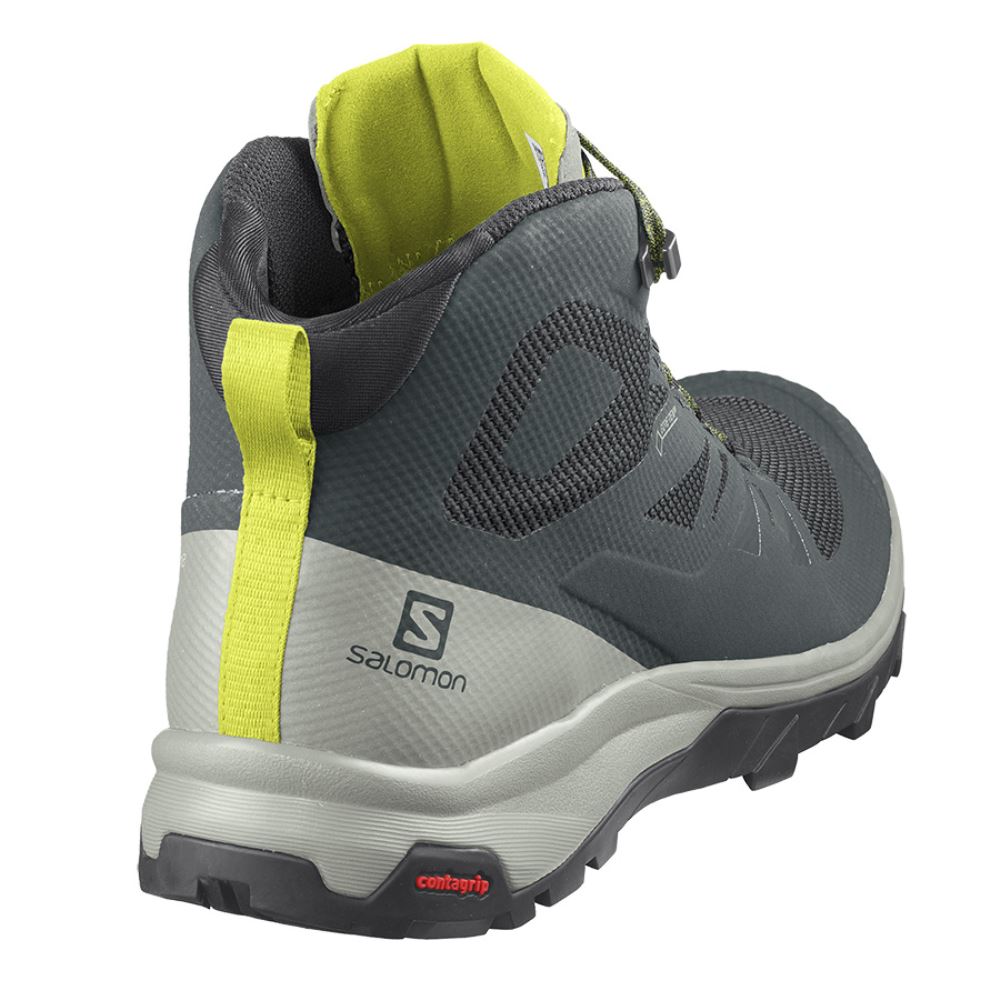 Salomon Outline Mid Gtx - Green Gables/Mineral Gray/Evening Primrose