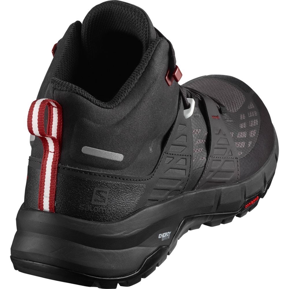 Salomon Odyssey Mid Gtx - Black/Shale/High Risk Red