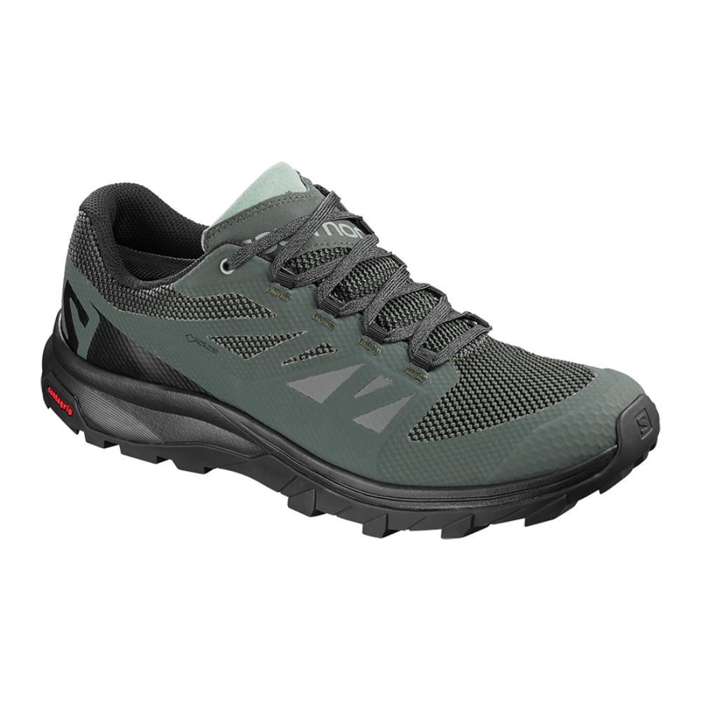 Salomon Outline Gtx - Urban Chic/Black/Green Milieu