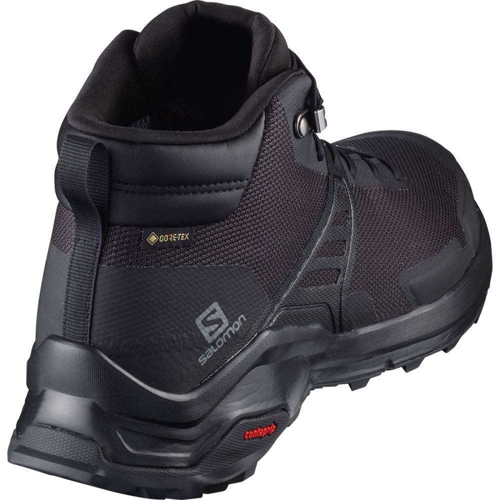 Salomon X Raise Mid Gtx - Black/Black/Quiet Shade