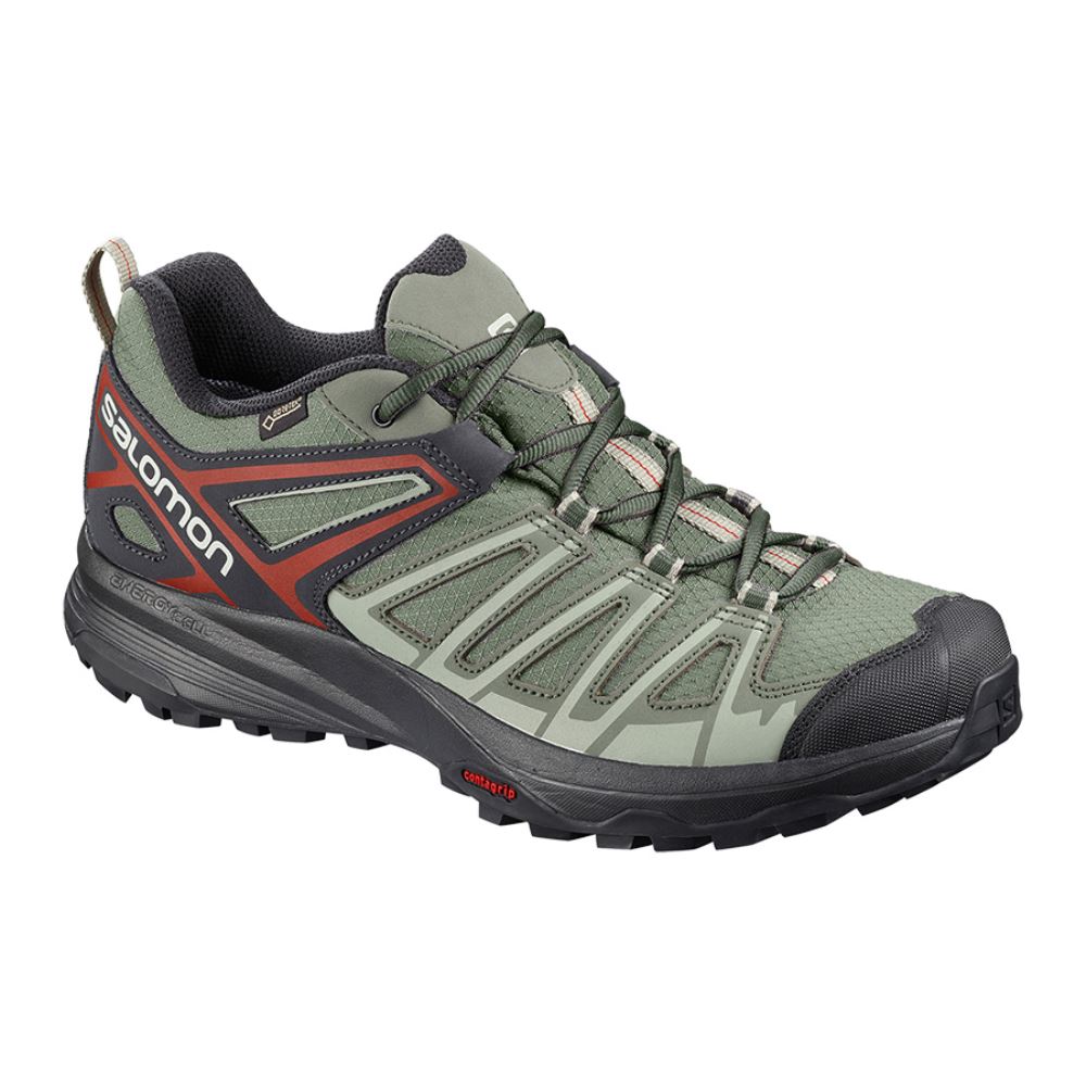 Salomon X Crest Gtx - Castor Gray/Shadow/Bossa Nova - Click Image to Close