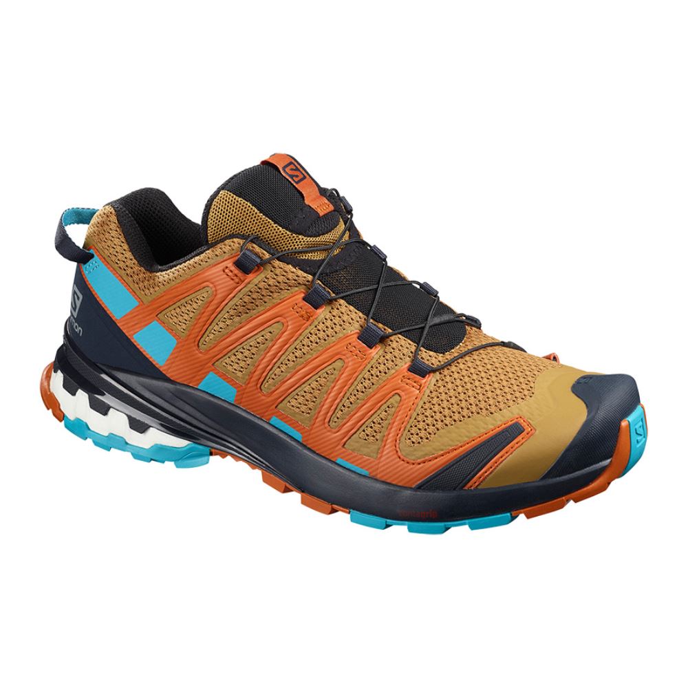 Salomon Xa Pro 3d V8 - Brown/Orange/Black - Click Image to Close