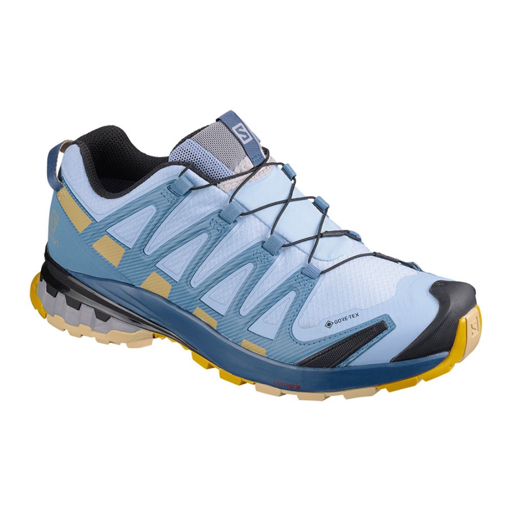 Salomon Xa Pro 3d V8 Gtx W - Kentucky Blue/Dark Denim/Pale Khaki - Click Image to Close