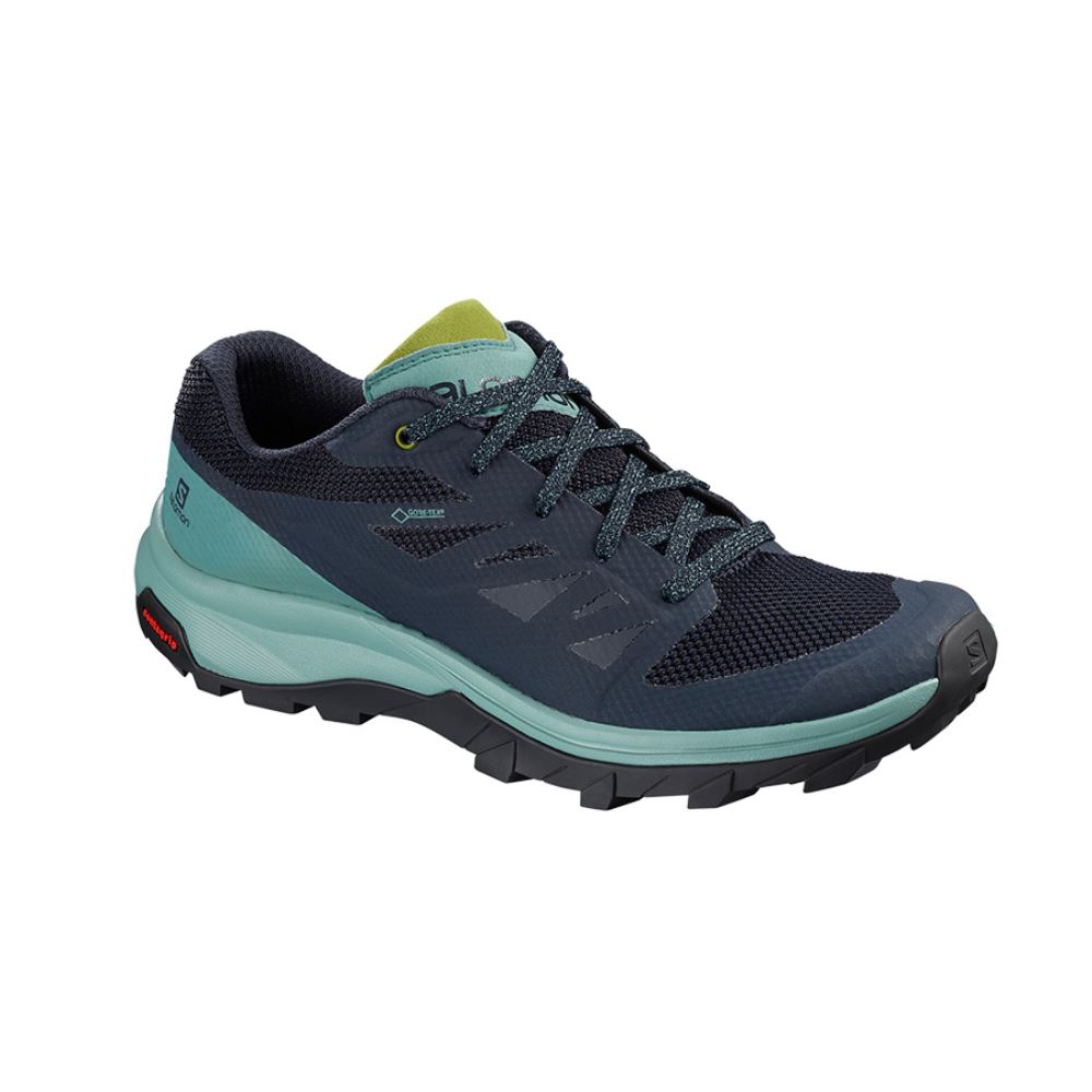 Salomon Outline Gtx W - Trellis/Navy Blazer/Guacamole - Click Image to Close