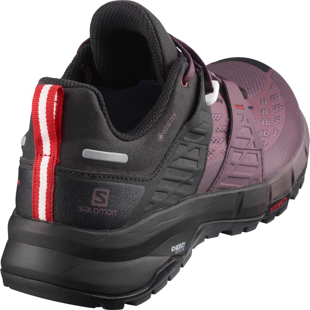 Salomon Odyssey Gtx W - Black/Flint/High Risk Red