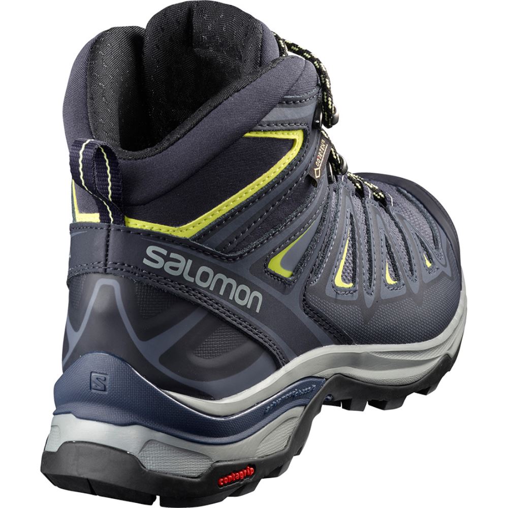 Salomon X Ultra 3 Mid Gtx W - Crown Blue/Evening Blue/Sunny Lime