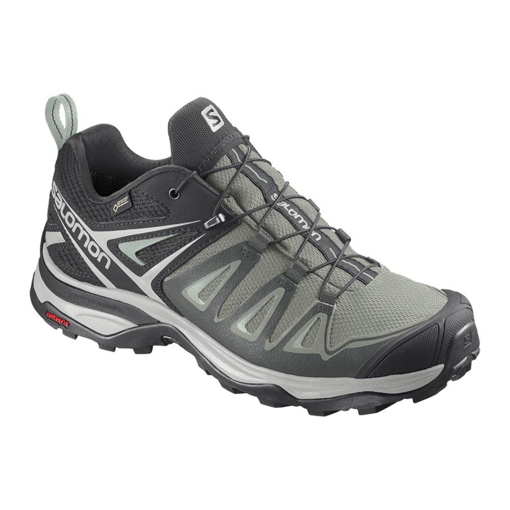 Salomon X Ultra 3 Gtx W - Shadow/Lunar Rock/Aqua Gray - Click Image to Close