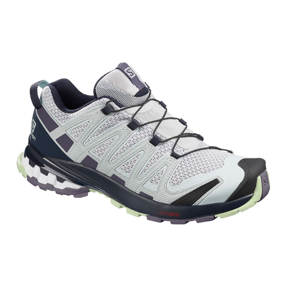 Salomon Xa Pro 3d V8 W - Pearl Blue/Sweet Grape/Patina Green