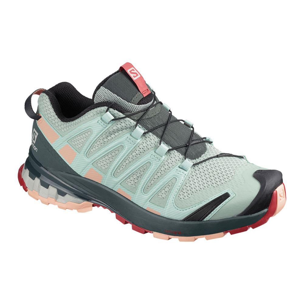 Salomon Xa Pro 3d V8 W - Aqua Gray/Urban Chic/Tropical Peach - Click Image to Close