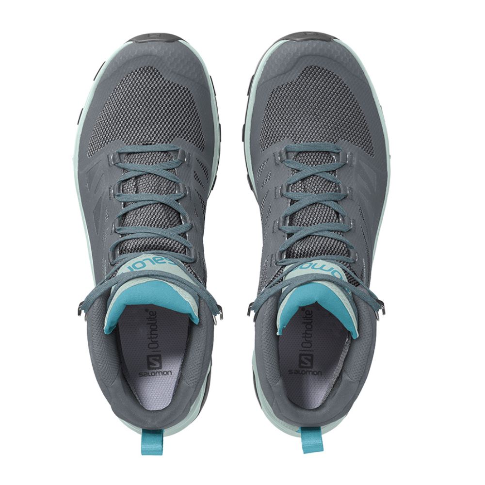 Salomon Outline Mid Gtx W - Stormy Weather/Icy Morn/Bluebird