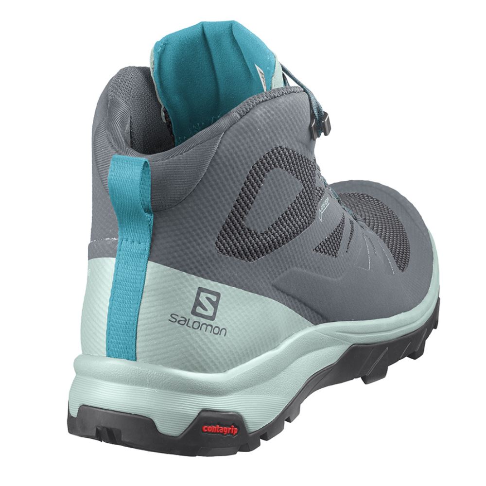 Salomon Outline Mid Gtx W - Stormy Weather/Icy Morn/Bluebird