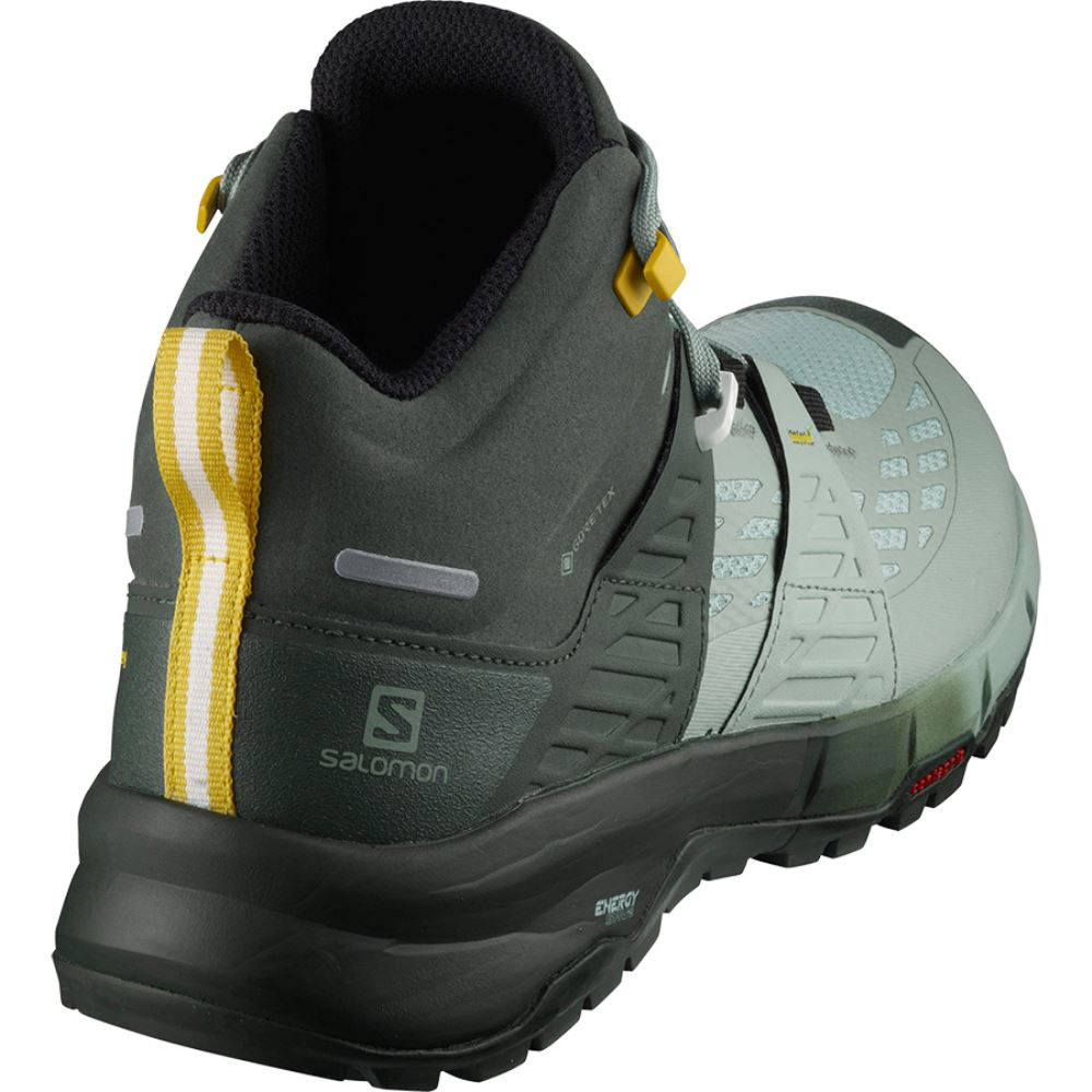 Salomon Odyssey Mid Gtx W - Urban Chic/Green Milieu/Sulphur