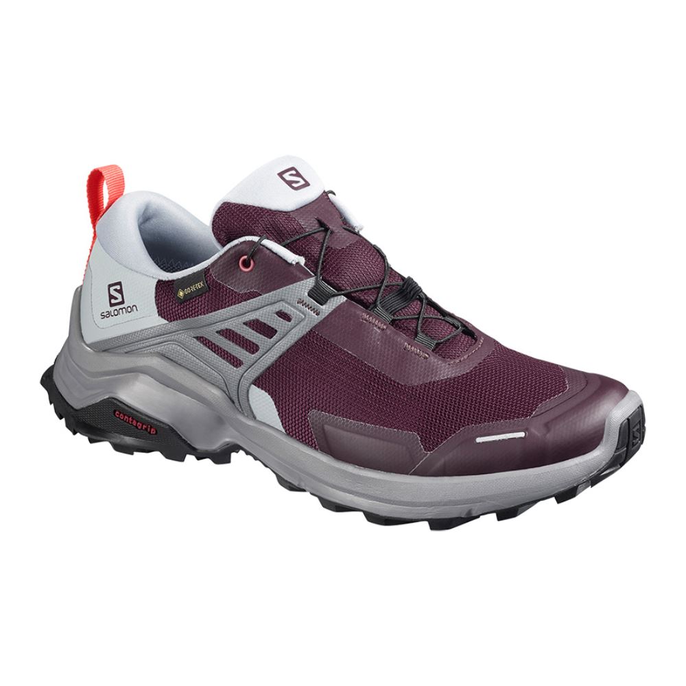 Salomon X Raise Gtx W - Wine Tasting/Quarry/Cayenne