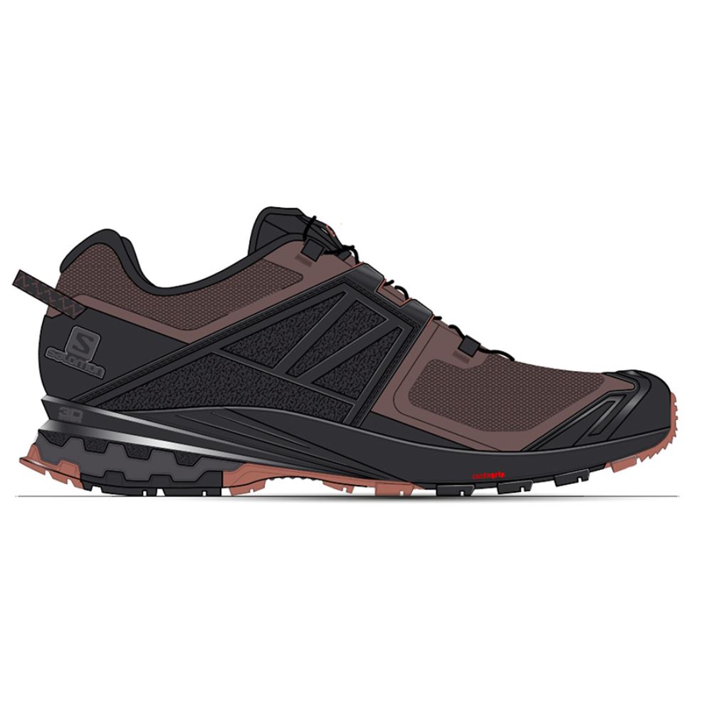 Salomon Xa Wild W - Peppercorn/Black/Cedar Wood