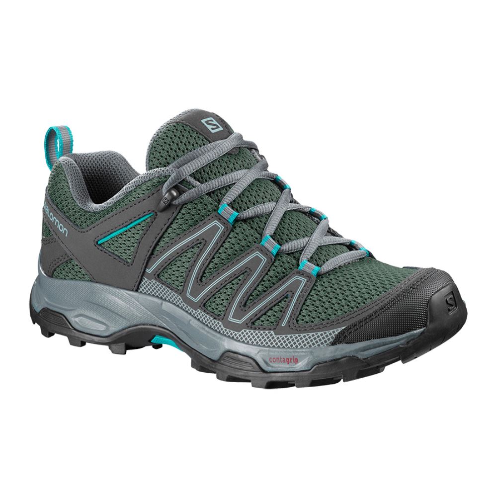 Salomon Pathfinder W - Stormy Weather/Phantom/Tropical Green - Click Image to Close