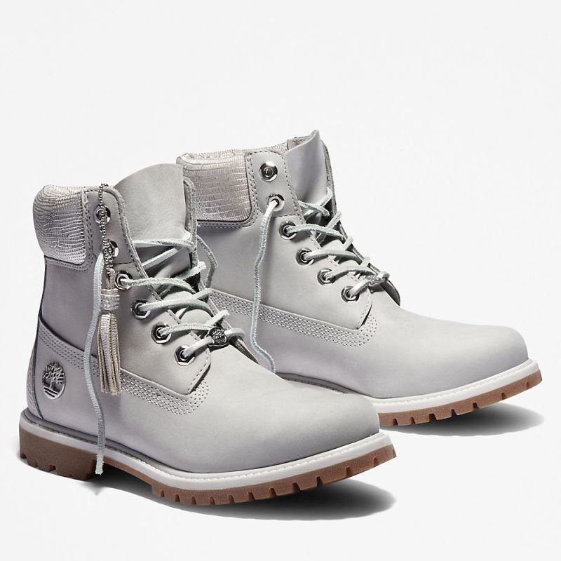 Timberland Premium 6 Inch Boot for Women in Grey