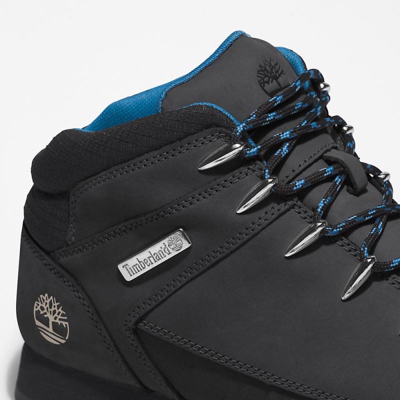 Timberland Euro Sprint Hiker for Men in Black/Blue