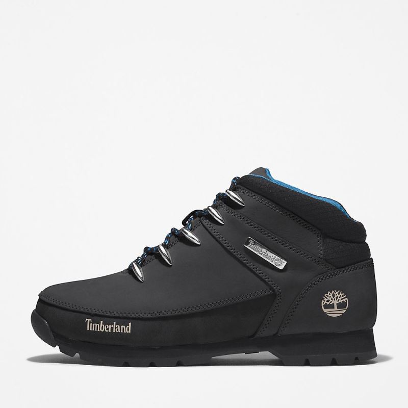 Timberland Euro Sprint Hiker for Men in Black/Blue