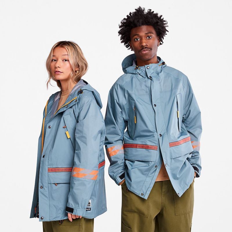 Timberland Bee Line x Triple-layer Parka in Blue