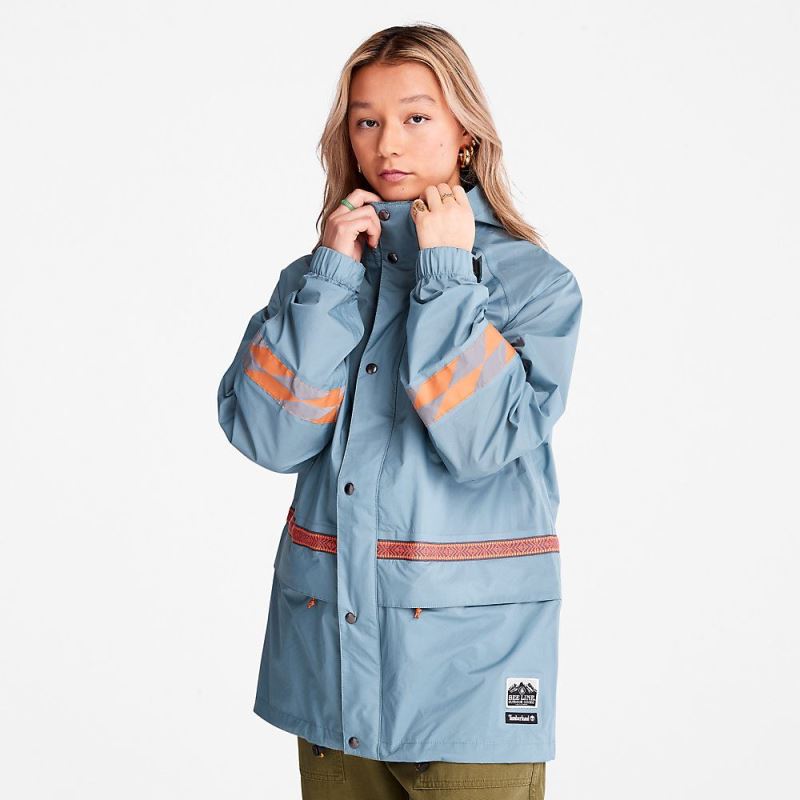 Timberland Bee Line x Triple-layer Parka in Blue