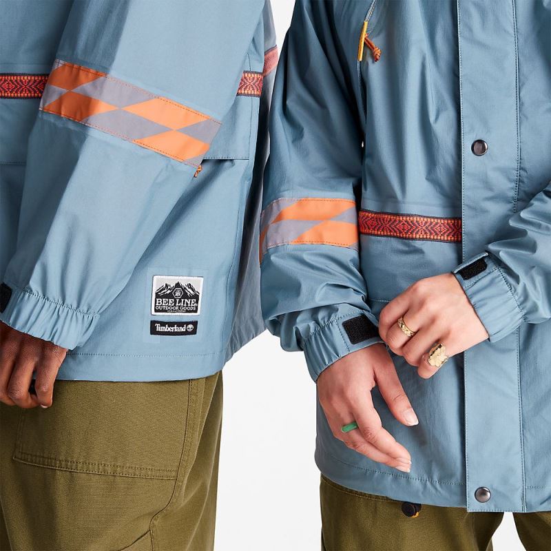 Timberland Bee Line x Triple-layer Parka in Blue