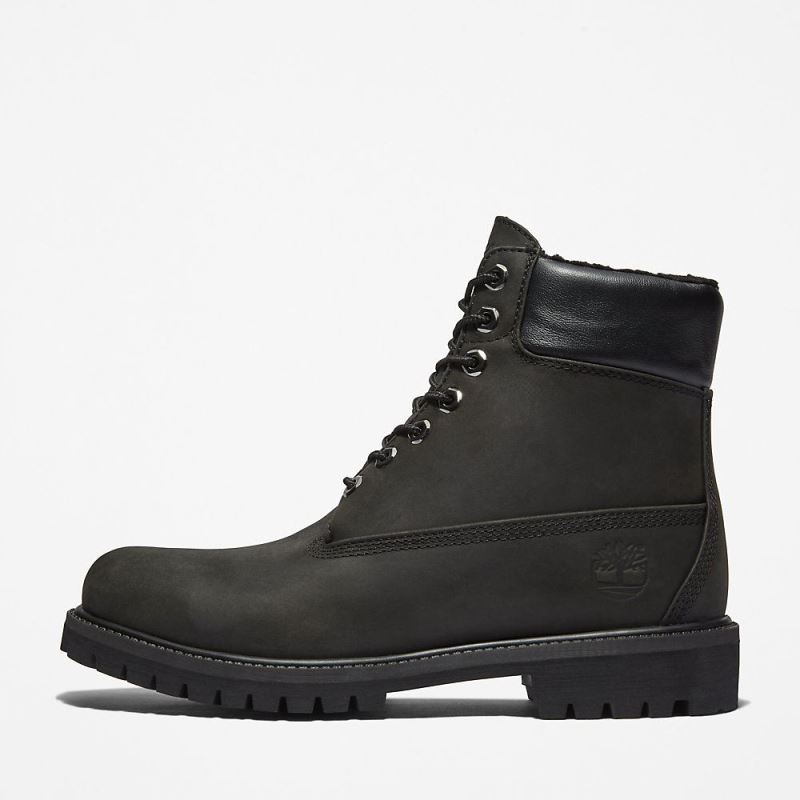 Timberland Premium Warm-lined 6 Inch Boot for Men in Black