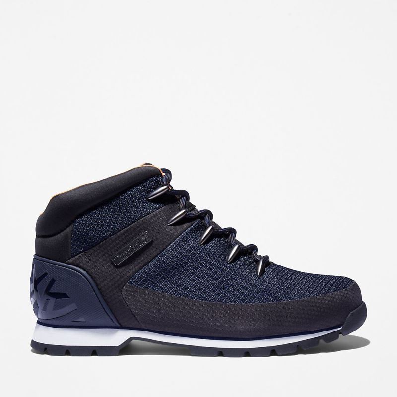 Timberland Euro Sprint Waterproof Hiking Boot for Men in Navy