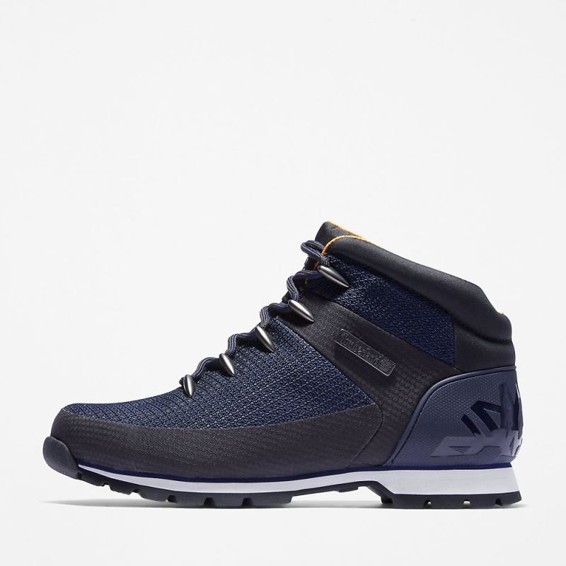 Timberland Euro Sprint Waterproof Hiking Boot for Men in Navy