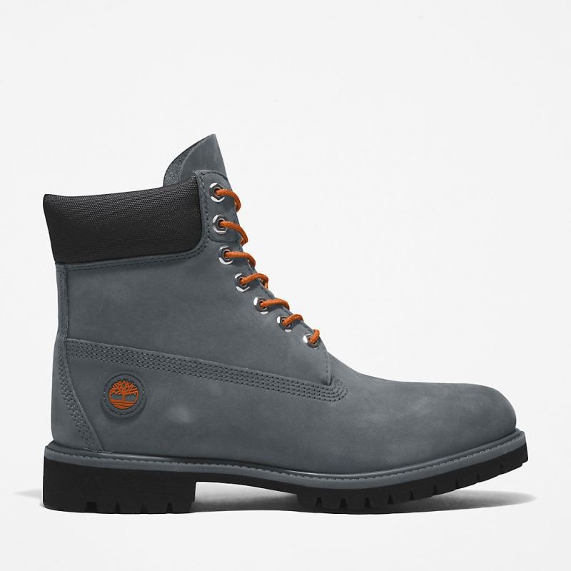 Timberland Timberland Premium? 6 Inch Boot for Men in Grey/Orange