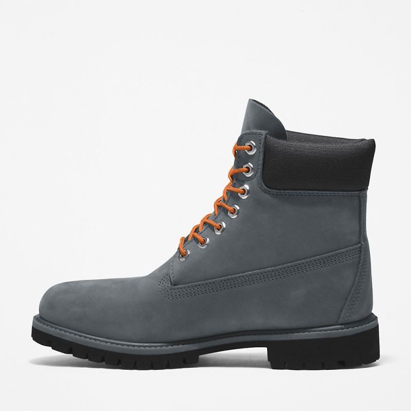 Timberland Timberland Premium? 6 Inch Boot for Men in Grey/Orange