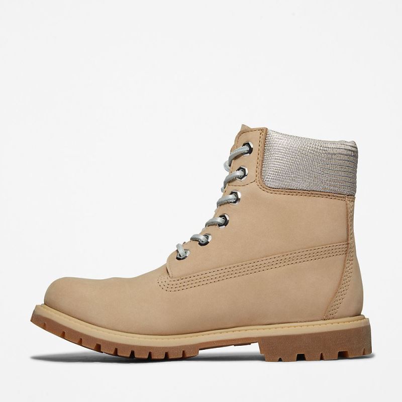 Timberland Premium 6 Inch Boot for Women in Beige