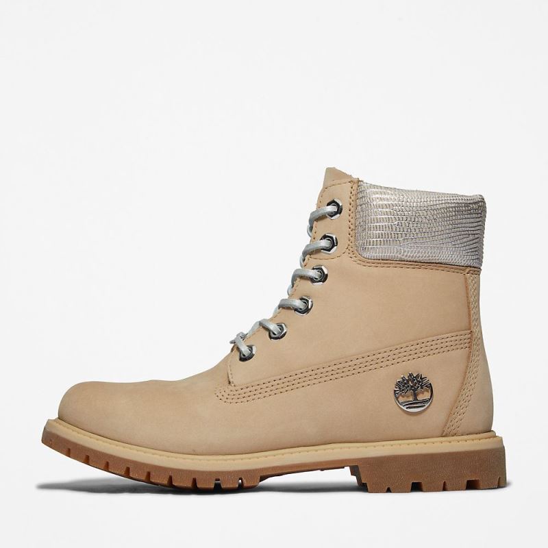 Timberland Premium 6 Inch Boot for Women in Beige