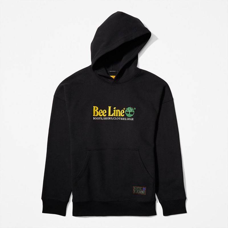 Timberland Bee Line x Logo Hoodie in Black